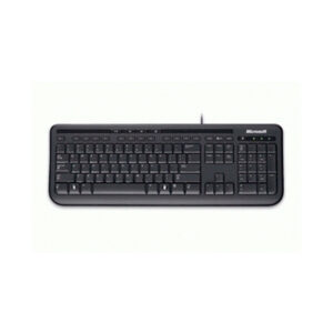 Kit Teclado y Mouse Microsoft Wired 600, USB, Negro