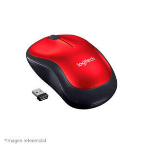 Mouse Logitech M185 Wireless Red (910-003635)